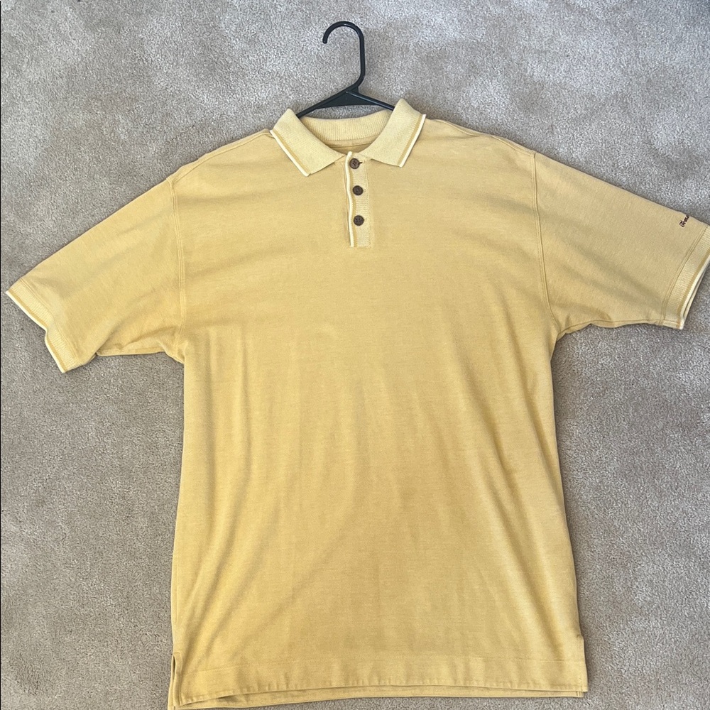 Tommy Bahama Mustard Polo Shirt